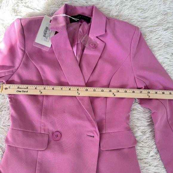 Endless Rose long sleeve blazer romper. Size 4. Color Lilac. NWT - Picture 2 of 9